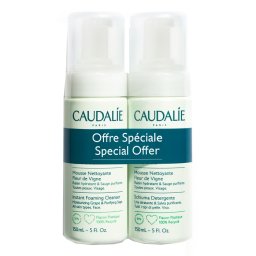 Caudalie Vinoclean schiuma detergente viso 150ml + 150ml