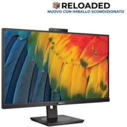 Mon 23.8 Ips Hdmi Dp Usb Usb Lan Mm Philips 24b1u5301h Webcam Ricondizi