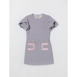 Elisabetta Franchi La Mia Bambina Abito mini in crepe Lilla Taglia 12