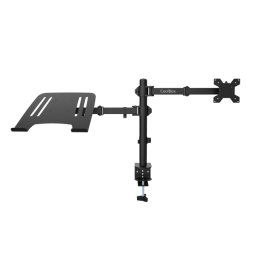Supporto girevole e inclinabile per laptop e monitor/TV Coolbox MP01, 8 kg, fino a 32" - Nero
