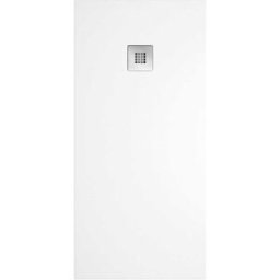 Tecnomat PIATTO DOCCIA SERIE GLOBE IN MARMORESINA BIANCO 70x70 cm H 2,7 cm PILETTA Ø 90 mm