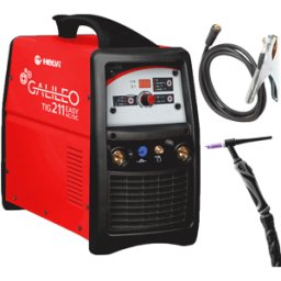 Helvi Galileo TIG 211 easy AC/DC - Saldatrice Inverter (MMA, TIG HF o LIFT) + KIT, corrente alternata/continua (AC-DC)