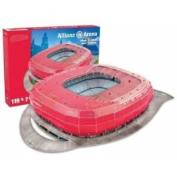 Giochi Preziosi Puzzle 3D dello stadio 119 pezzi - Allianz Arena Monaco di Baviera 1 St