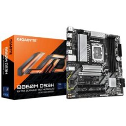 Gigabyte B860m Ds3h Scheda Madre - Cpu Intel Core Ultra, Vrm A 5+1+2+1 Fasi, Fino A 9066mhz Ddr5, 1xpcie 5.0 + 1xpcie 4.0 M.2, Lan 2,5 Gbe, Usb 3.2 Gen 2