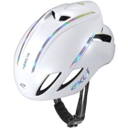 Ekoï Casco EKOI Perf AERO14 ltd LINE Bianco Full Holo Silver
