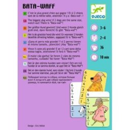 Djeco gioco di carte per bambini Bata-Waf 1 St