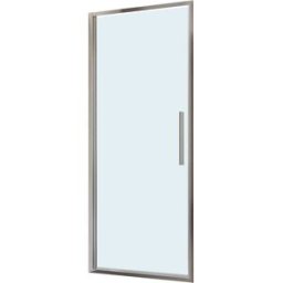 Tecnomat PORTA DOCCIA SAX BATTENTE 77-81 cm H 200 cm VETRO TRASPARENTE 6 mm PROFILI ARGENTO LUCIDO