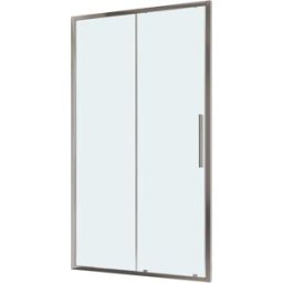 Tecnomat PORTA DOCCIA SAX SCORREVOLE 97-101 cm H200 cm VETRO TRASPARENTE 6 mm PROFILI ARGENTO LUCIDO