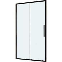 Tecnomat PORTA DOCCIA SAX SCORREVOLE 97-101 cm H200 cm VETRO TRASPARENTE 6 mm PROFILI NERI