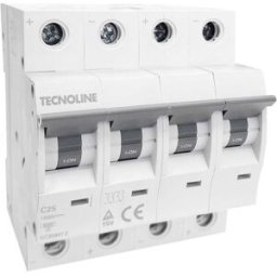 Tecnomat INTERRUTTORE MAGNETOTERMICO TECNOLINE 4P 25A 6KA 1000VDC 4 MODULI