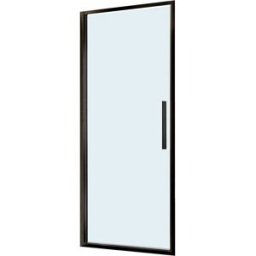 Tecnomat PORTA DOCCIA SAX BATTENTE 97-101 cm H 200 cm VETRO TRASPARENTE 6 mm PROFILI NERI