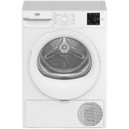 Beko ASCIUGATRICE BMTR38W A pompa di calore, 8 kg, profondità 54,5 cm, 64 dB(A), BIANCO, Classe D