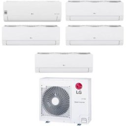 LG Climatizzatore Libero Smart Wifi Penta Split 7000+9000+9000+9000+12000 Btu Inverter In R32 Mu5r30