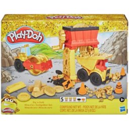 Hasbro Italy Srl Hasbro Play-Doh Miniera D'Oro - Gioco di Scavo con Camion e Macinatrice per Bambini