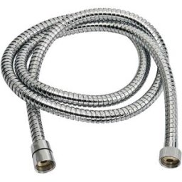 Goccia Blu FLESSIBILE DOCCIA 170-230 cm CROMO ACCIAIO ESTENSIBILE AGGRAFFATURA DOPPIA