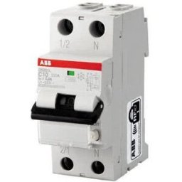 Abb INTERRUTTORE MAGNETOTERMICO DIFFERENZIALE 4,5kA 1P+N AC 20A 2 MODULI 30mA CLASSE A