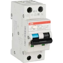 Tecnomat INTERRUTTORE MAGNETOTERMICO ABB DIFFERENZIALE 2 MODULI 1P+N 16A 4,5KA 0,3A DS201 MTD