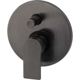 Palazzani MISCELATORE DOCCIA INCASSO 2 VIE QUATTRO GUN METAL CARTUCCIA Ø 35 mm
