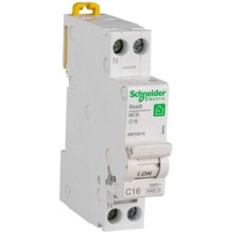 Tecnomat INTERRUTTORE MAGNETOTERMICO SCHNEIDER 1P+N 16A 4,5kA CURVA C 1 MODULO