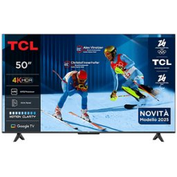 TCL 50P6K TV LED, SMART TV, 50 ", LCD, Processore AiPQ, Black, Classe E