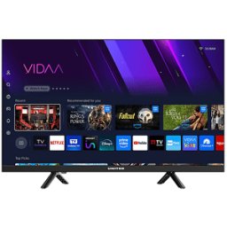 United UNLED24M10VDA TV LED, SMART TV, 24 ", HD, Processore Quad Core CA53, Black, Classe E