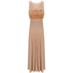 Abito Red Carpet Con Petali Carne Elisabetta Franchi Donna Rosa 40 IT