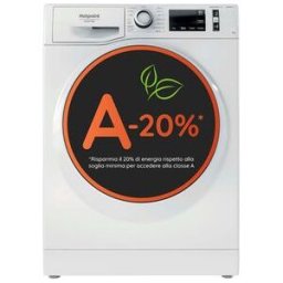 Hotpoint Lavatrice a libera installazione a carica frontale Ariston: 9,0 kg, - NR 849G WS A IT 869991680480