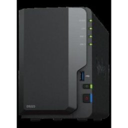 Synology Nas Tower 2bay 2.5/3.5 Hdd Sata Cpu Realtek Rtd1619b + 2gb Ram Ddr4 + 1x Gigabit + X3 Usb