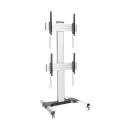 Techly Supporto a Pavimento per 2 TV LCD/LED 32-60'' per Video Wall