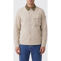 Belstaff Giacca Ground in cotone cerato Argento Taglia M