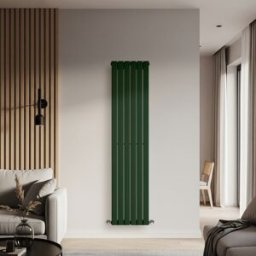 HudsonReed Radiatore di Design Verticale Verde (Evergreen) - 1780mm x 420mm - Pannello Singolo - Delta