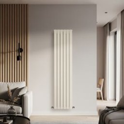 HudsonReed Radiatore di Design Verticale Bianco (Pearl Bianco) - 1780mm x 420mm - Pannello Singolo - Delta