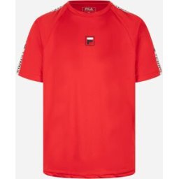 Fila Match Line M - T-shirt Tennis - Uomo - Rosso