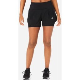Asics Road 2-n-1 3,5in W - Short Running - Donna - Nero