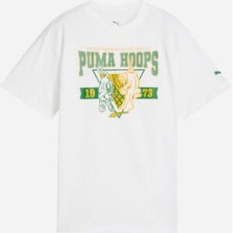 Puma Hoops Jr - T-shirt - Bianco
