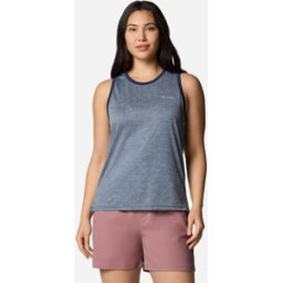 Columbia Bluevista Hill W - T-shirt - Donna - Blu Navy