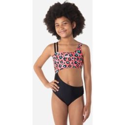 AQUARAPID Leonie Jr - Costume Piscina - Nero