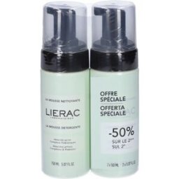 LIERAC Duo Mousse Detergente 300 ml