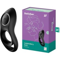 Satisfyer Legendary Duo Ring Vibrator nero 1 St