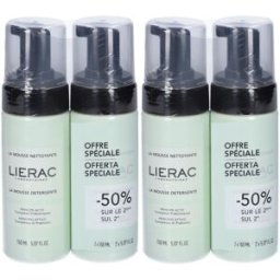 LIERAC Duo Mousse Detergente 2x300 ml