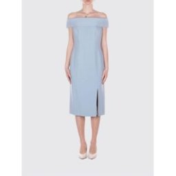 Ralph Lauren Abito midi in poliestere Blue Navy Taglia 44