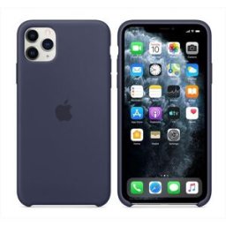 Apple Custodia In Silicone Per iPhone 11 Pro Max-blu Notte