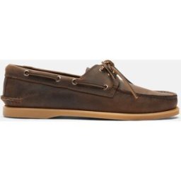 Scarosso Jude Brown Nubuck - Uomo Scarpe Da Barca Marrone - Nabuk 46