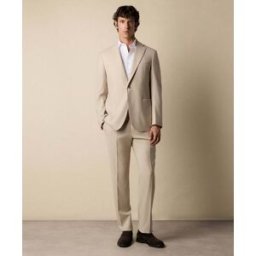 Brooks Brothers Abito Tecnico In Lana - Uomo Abiti Naturale 42