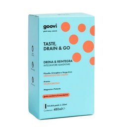 Goovi Drenante Cranberry e Mandarino 24 Stick Pack