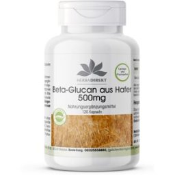 WARNKE Vitalstoffe - Beta-glucano da avena 500 mg 120 pz Capsule