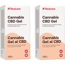 RedCare Cannabis Gel al CBD - risparmia il 30% con codice: REDPROMO30 2x150 ml
