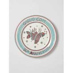 Giglio.com 30th Anniversary Piatto in ceramica GIGLIO. COM 30th Anniversary Celeste Taglia OS