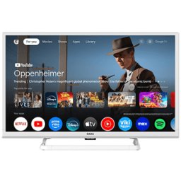 SABA SA24W78GTV TV LED, SMART TV, 24 ", HD, Processore Mali-G31 * 2, White, Classe D