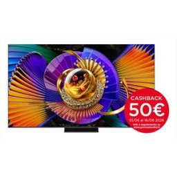 TCL Smart Tv Sqd-mini Led 4k 55" 55c7l-nero